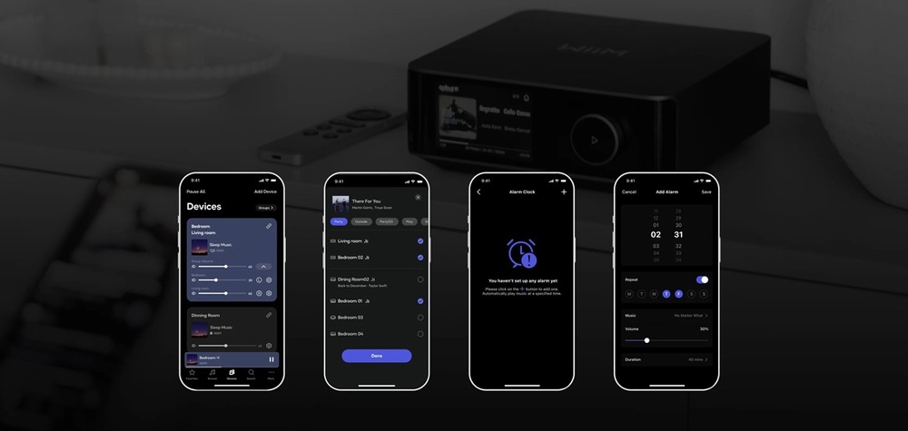 Zosilňovač WiiM Amp Ultra strieborný Zosilňovač WiiM Amp Ultra podporuje bezdrôtové streamovanie zvuku z online aplikácií