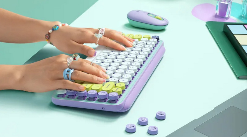 Klávesnica Logitech POP Keys US - daydream