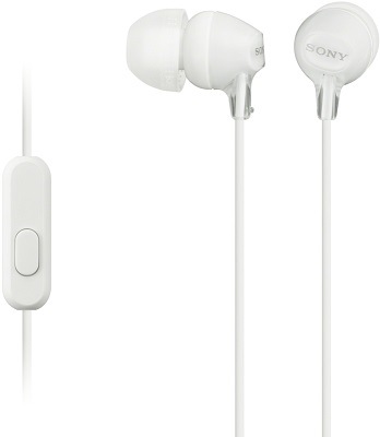Slúchadlá Sony MDREX15APW.CE7 biela Slúchadlá Sony MDREX15APW.CE7 biela