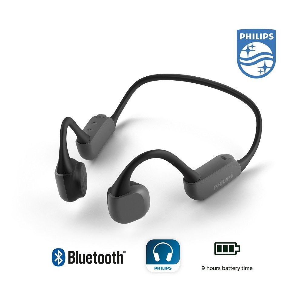 Slúchadlá Philips GO TAA6606BK čierna Slúchadlá Philips GO TAA6606BK čierna