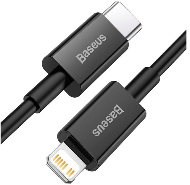 Kábel Baseus Superior Series USB-C/Lightning 20W 1m čierny Kábel Baseus Superior Series USB-C/Lightning 20W 1m čierny