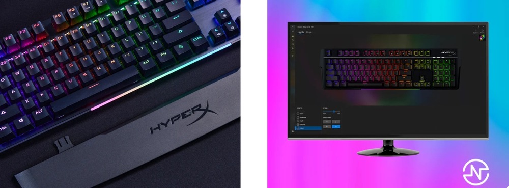 Klávesnica HyperX Alloy MKW100, US Layout čierna HyperX Alloy MKW100