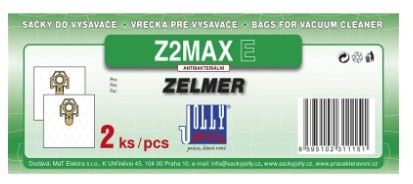 Vrecká pre vysávače Jolly MAX Z 2 E (2 ks) Vrecká pre vysávače Jolly MAX Z 2 E (2 ks)