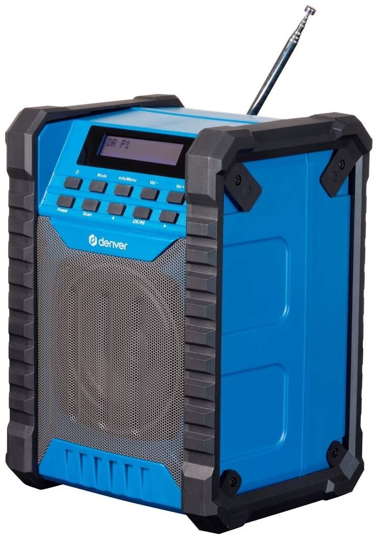 Rádioprijímač s DAB+ Denver WRD-60 čierny/modrý