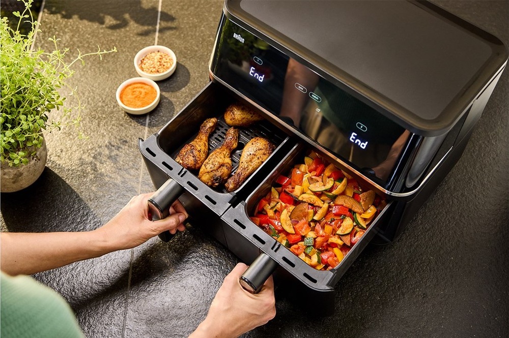 Fritéza teplovzdušná Braun TwinCook 5 TD5030.IBK čierna Fritéza teplovzdušná Braun TwinCook 5 TD5030.IBK čierna