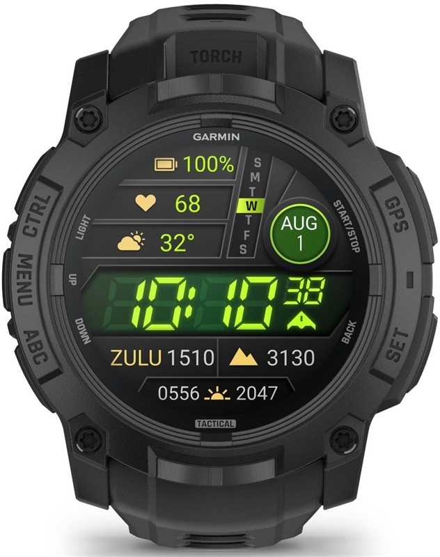 Smartwatch Garmin Instinct 3 – 50 mm, AMOLED, Tactical Edition, čierna farba