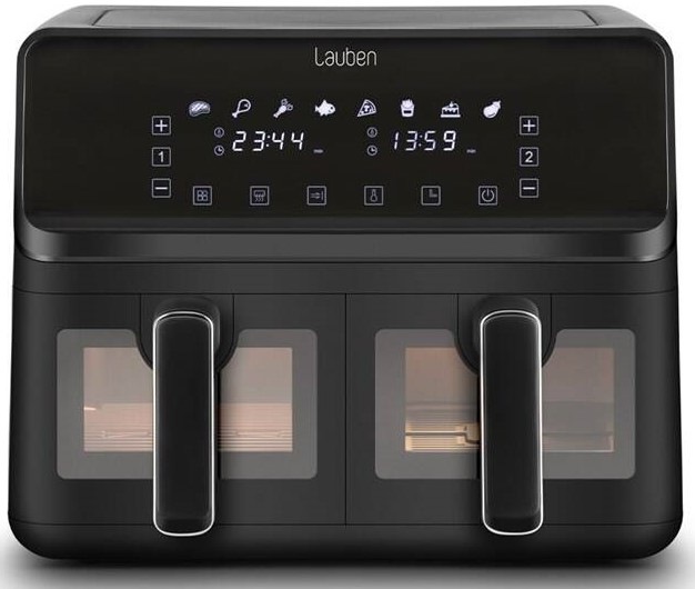 Fritéza teplovzdušná Lauben DualZone® Air Fryer 8000BC čierna