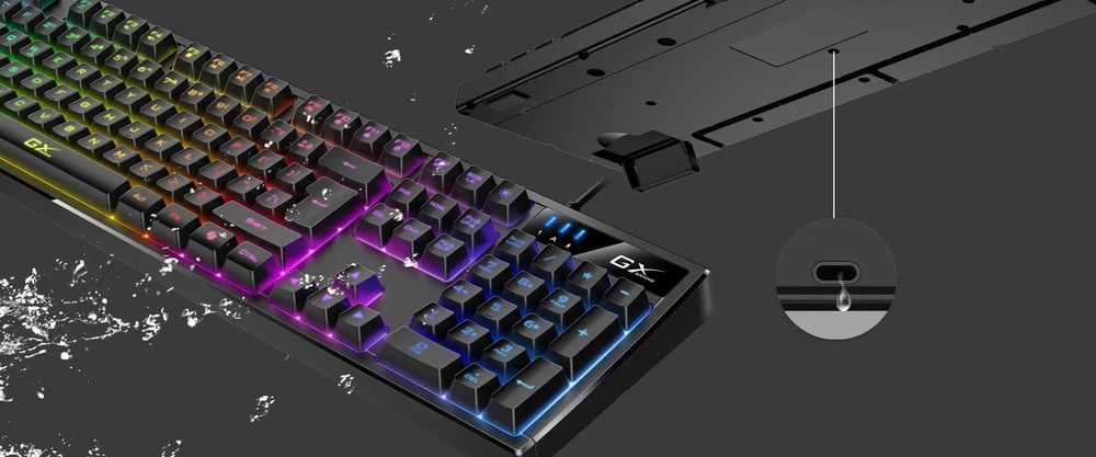 Klávesnica Genius GX GAMING Scorpion K7, Copilot, RGB podsvietenie, USB, CZ+SK layout čierna Genius GX GAMING Scorpion K7