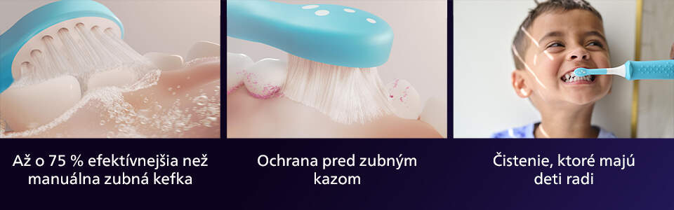 Náhradné hlavice Philips Sonicare For Kids HX6032/90 (2 ks) modrá