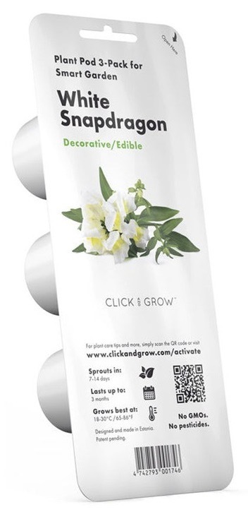 Semienka Click and Grow s rýchlym cyklom pestovania, 3 ks sadeníc