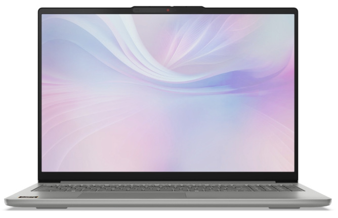 Čelný pohľad na 16″ displej notebooku Lenovo IdeaPad Slim 5 16AKP10