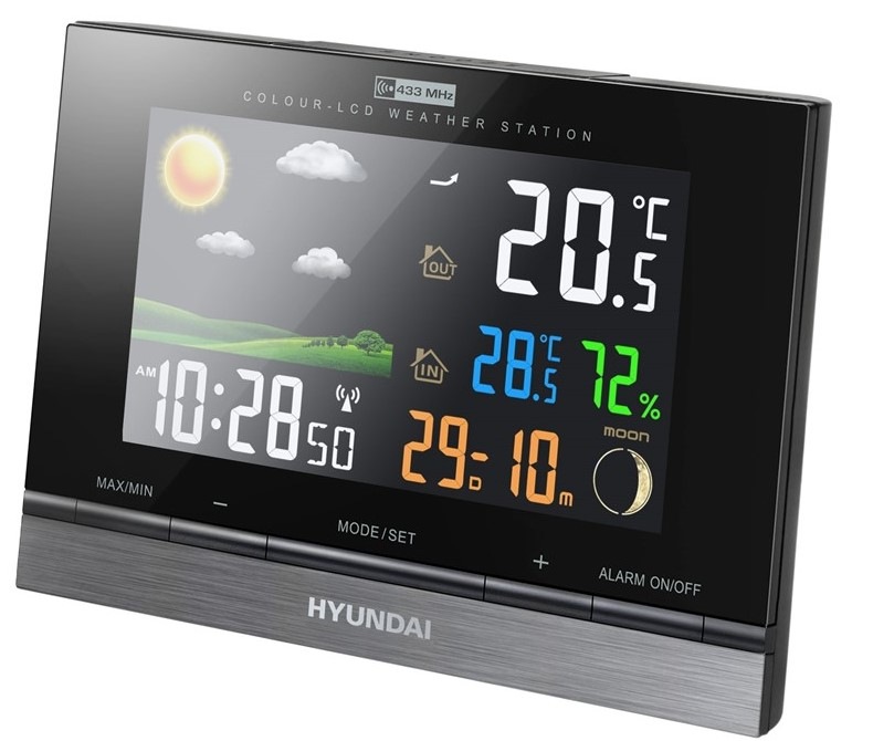 Meteorologická stanica Hyundai WS 2303 čierna