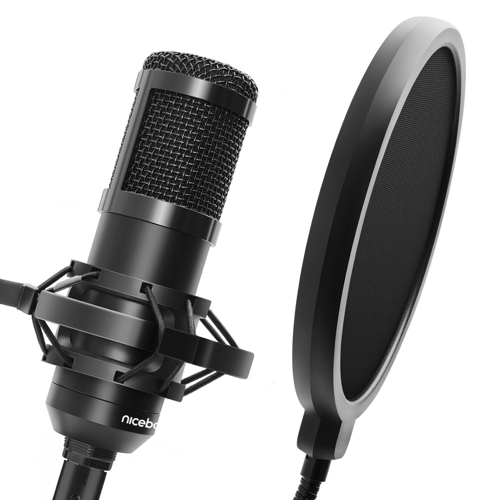 Mikrofón Niceboy VOICE Handle čierny