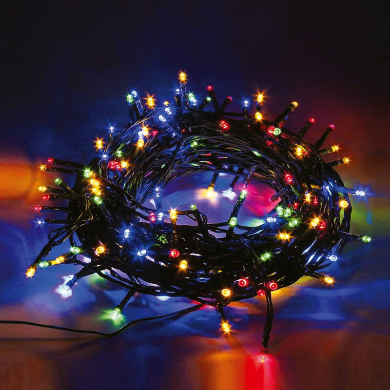Vianočné osvetlenie ColorWay vnútorné, 200 LED, USB, 20m, viacfarebné