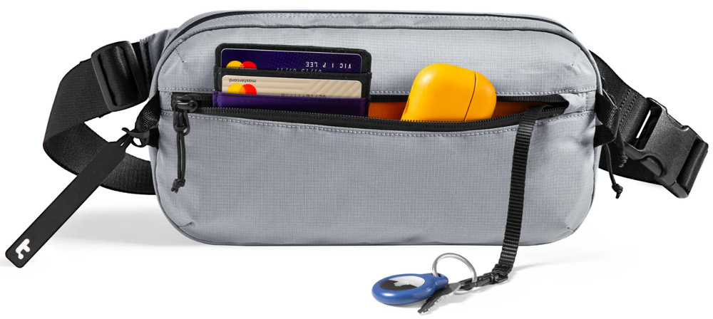 Taška cez rameno tomtoc Aviator - T33 Chest Bag L - šedá