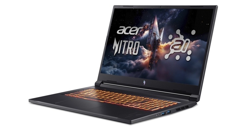 Notebook Acer Nitro V 17 AI (ANV17-41-R3A0) čierny Acer Nitro V 17 AI ťaží aj z výkonov modernej grafickej karty NVIDIA GeForce radu 50″ width=