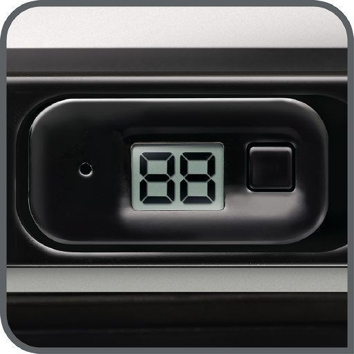 Gril Tefal SUPERGRILL TIMER GC451B12 čierny/chróm
