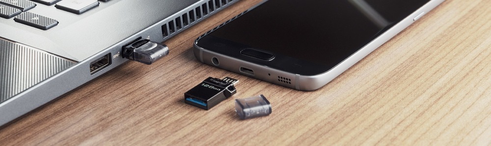 USB flashdisk Kingston DataTraveler microDuo3 Gen2 128GB čierny USB flashdisk Kingston DataTraveler microDuo3 Gen2 128GB čierny