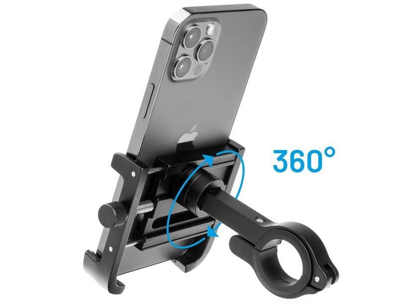 Držiak na mobil FIXED Bikee ALU 2 čierny