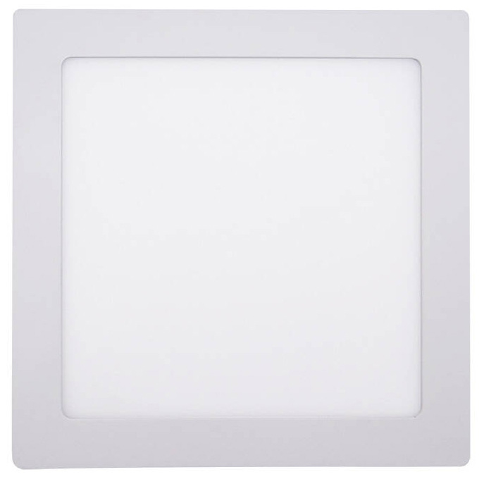 LED stropné svietidlo Solight CCT, prisadené, 18W, 1530lm, 3000K-6000K, štvorcové biele