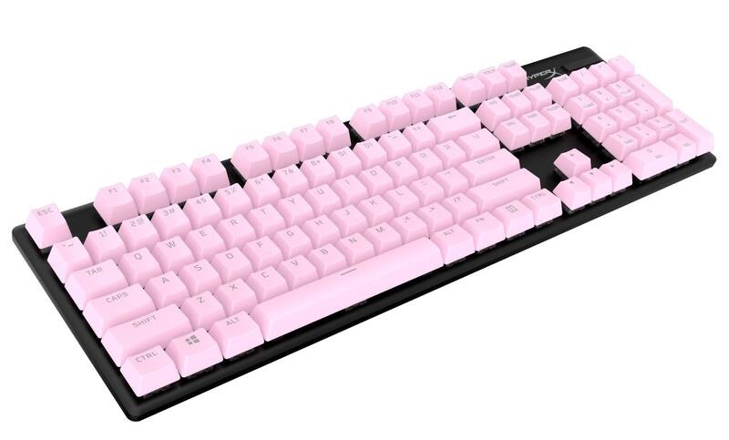 Klávesy HyperX PBT Keycaps - (US) ružové Herné klávesy HyperX Keycaps Full Key Set, PBT (US)
