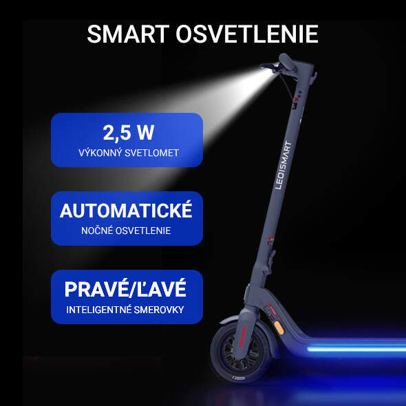 Elektrická kolobežka LEQI D12 čierna