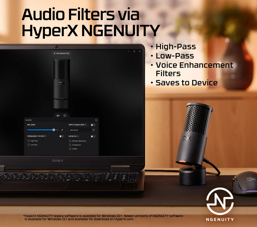 Mikrofón HyperX SoloCast 2 čierny