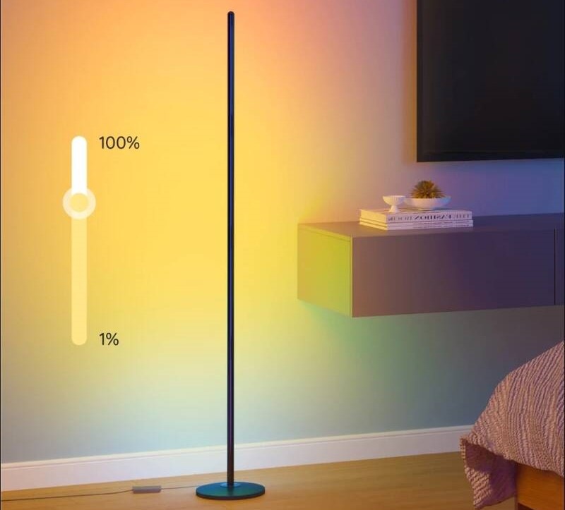 Stojacia lampa Govee RGBW Floor Lamp Lite, Matter čierna Stojacia lampa Govee RGBW Floor Lamp Lite, Matter čierna