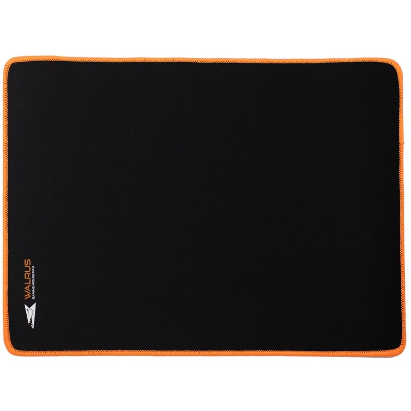 Podložka pod myš Baracuda WARLUS L, 40 × 30 cm čierna/oranžová