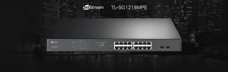 Switch TP-Link TL-SG1218MPE čierny Switch TP-Link TL-SG1218MPE čierny