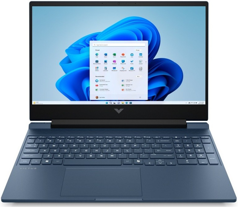 HP VICTUS 15-fb3003nc, modrá