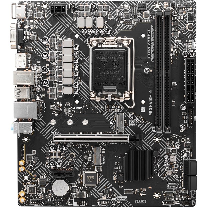 MB MSI PRE H610M-G Intel 1700, mATX