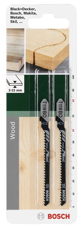 Pílový list Bosch pre priamočiare píly, 2 ks