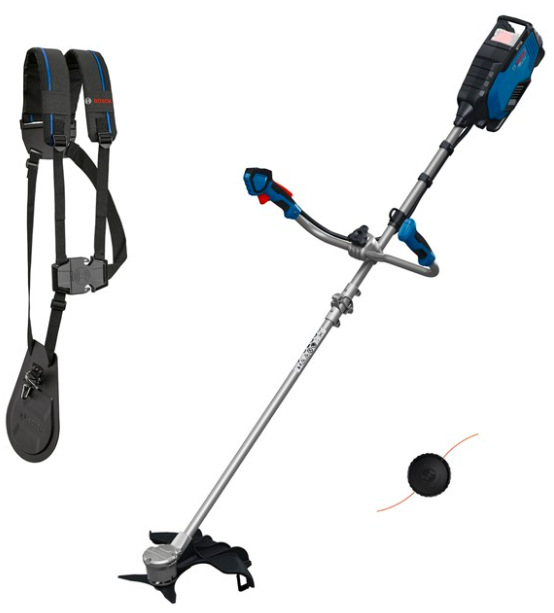 Krovinorez Bosch Professional GFR 18V-25BH s batériou, strunovou hlavou a ramenným popruhom