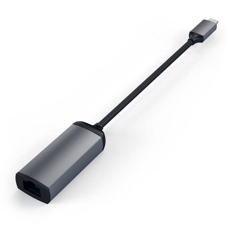 Sieťová karta Satechi Aluminium USB-C/RJ45 sivý Sieťová karta Satechi Aluminium USB-C/RJ45 sivý