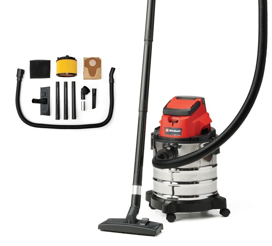 Viacúčelový vysávač Einhell TC-VC 18/20 Li S (bez batérie)