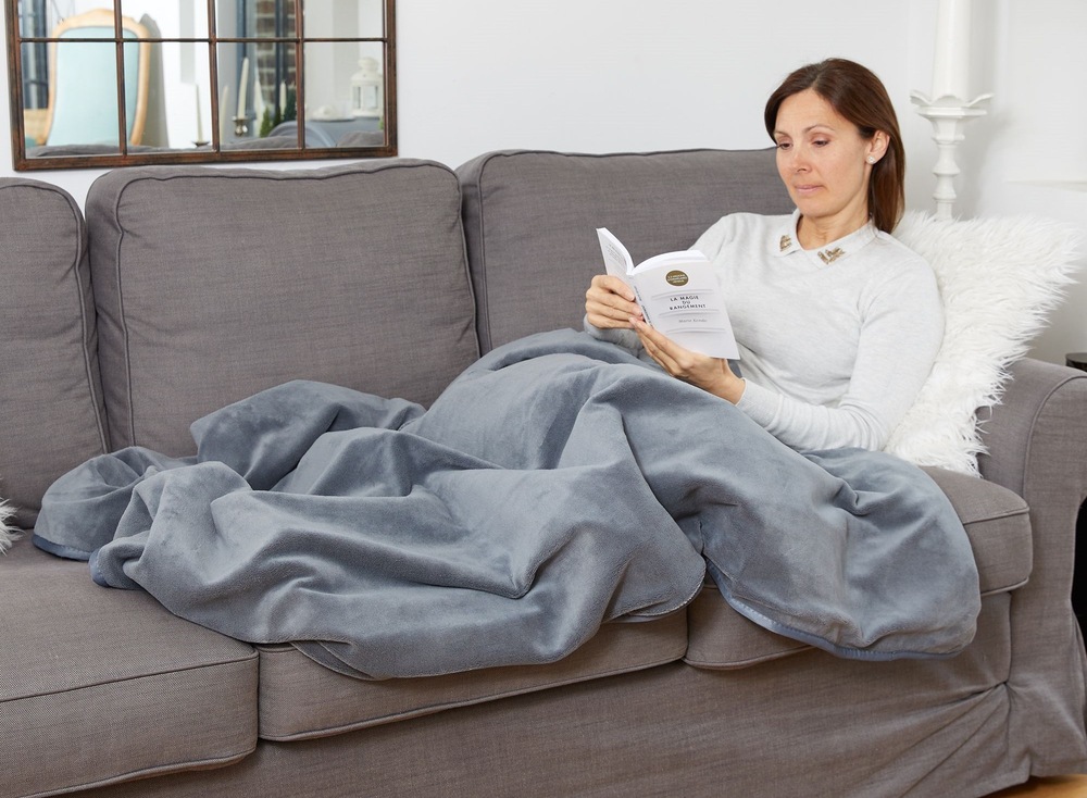 Vyhrievacia deka Lanaform Heating Overblanket sivá Vyhrievacia deka Lanaform Heating Overblanket sivá