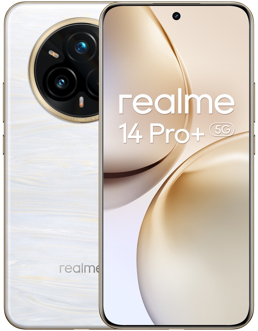 Mobilný telefón realme 14 Pro+ 5G 12 GB / 512 GB biely
