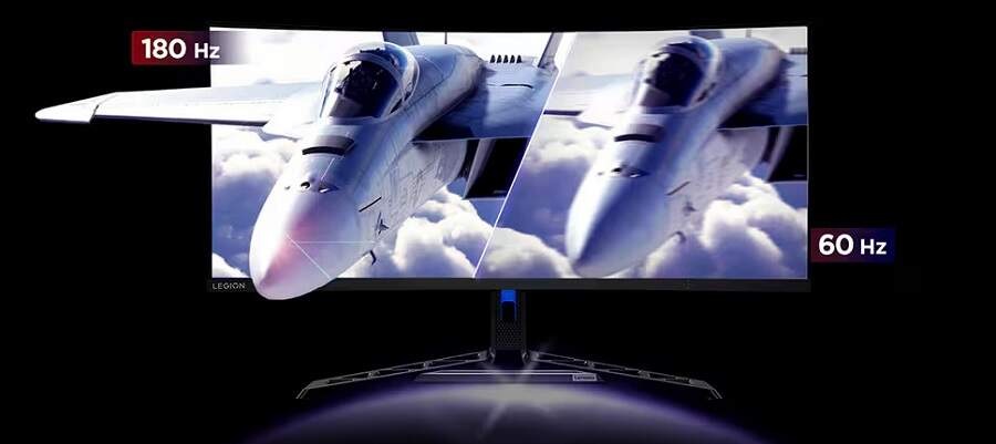 Herný monitor Lenovo Legion R34w-30 čierny