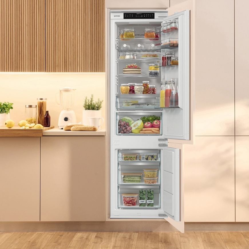 Chladnička s mrazničkou Gorenje G600 NRKI519D61WF biela Chladnička s mrazničkou Gorenje G600 NRKI519D61WF biela