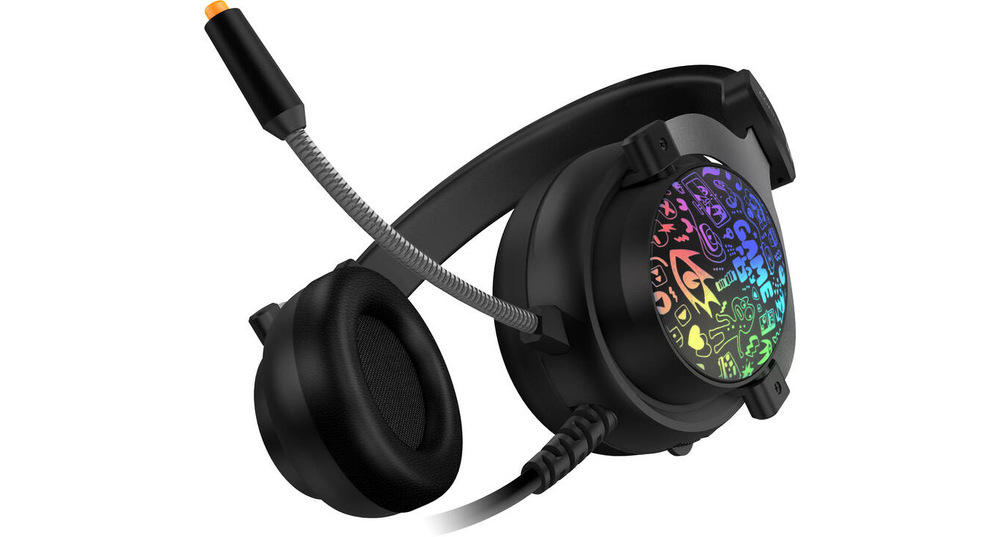 Headset Connect IT Doodle RGB čierny Headset Connect IT Doodle RGB čierny