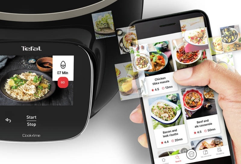 Multifunkčný tlakový hrniec Tefal Cook4me Touch WiFi CY912831 Tefal Cook4me Touch Wi-Fi CY912831