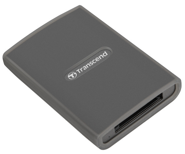 Čítačka pamäťových kariet Transcend RDE2, USB-A, USB-C/CFexpress typ B sivá