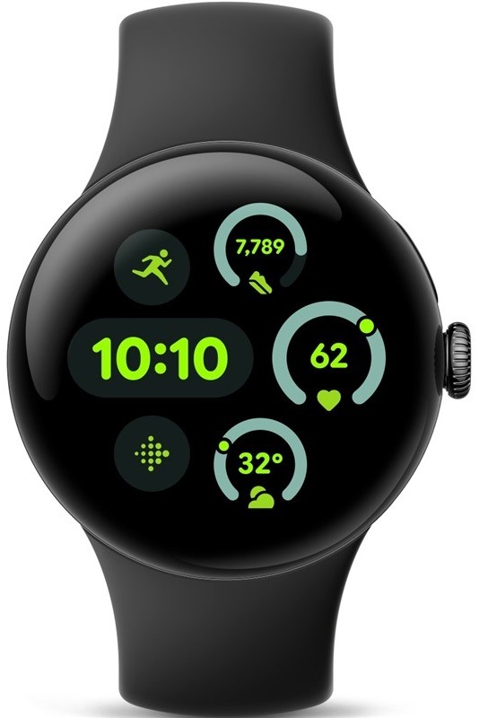 Inteligentné hodinky Google Pixel Watch 3 45mm - Obsidian
