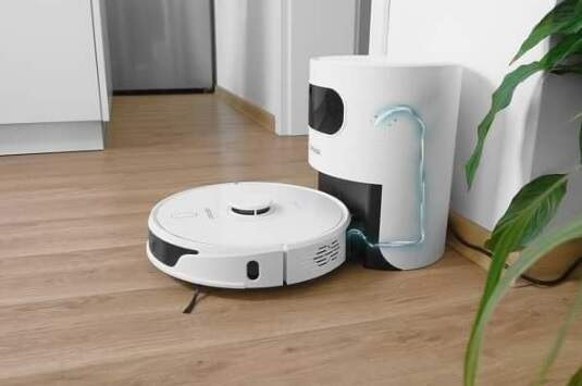 Robotický vysávač Concept VR3450 Perfect Clean Laser 3D, 2 v 1 biely Robotický vysávač Concept VR3450 Perfect Clean Laser 3D, 2 v 1 biely