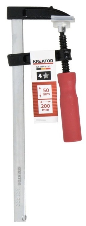Svorka Kreator s rozpätím 200 mm, pevný tlak až 100 kg