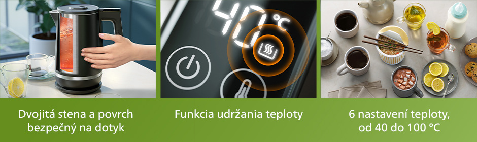 Rýchlovarná kanvica Philips Series 7000 HD9396/90 čierna Philips HD9396/90 Series 7000
