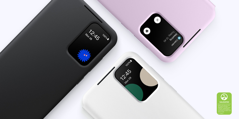 Puzdro na mobil flipové Samsung Smart View na Samsung Galaxy A35 čierne Samsung Flipové púzdro Smart View A35 Black