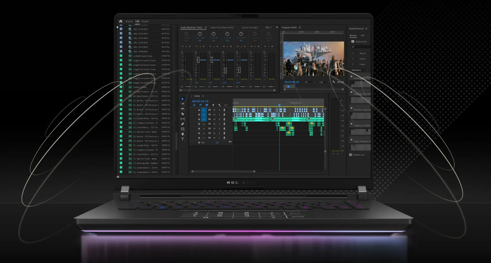 Notebook Asus ROG Strix SCAR 16 čierny