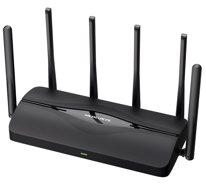 Router Mercusys MR37BE, BE6500 Wi-Fi 7 čierny